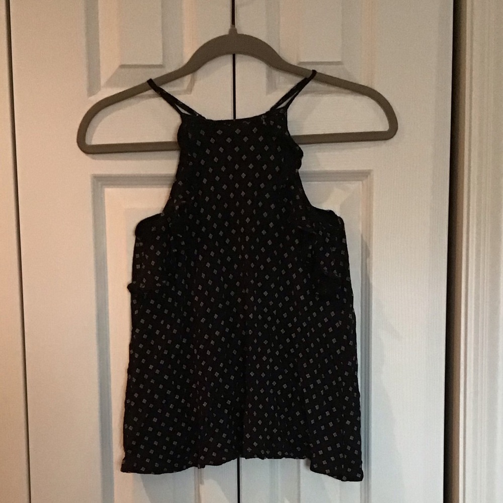 Aeropostale black and white tank